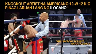 12 WINS & 12 KNOCKOUT NA AMERICANO  PINAHIYA NG ILOCANO | GALAWANG MANNY PACQUIAO ANG PINOY