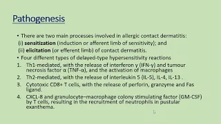 Lecture-30: Allergic Contact Dermatitis, Part I. Rook's chapter 128.