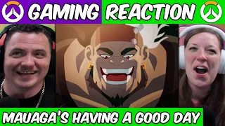 New Players React to Overwatch Animated Short - "A Great Day" feat. Mauga