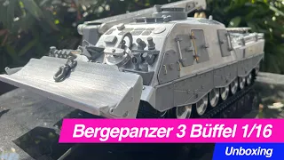 1/16 Bergepanzer 3 Büffel from P. Müller - Unboxing