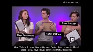 [VOSTFR]Interview Dylan O'Brien & The Scorch Trials cast - Who know Dylan the best?