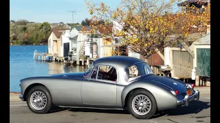 1957 MGA Coupe Driving/Walkaround