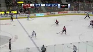 Ottawa Senators - Montreal Canadiens highlights 8.12.09