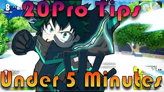 My Hero Ultra Rumble: 20 Pro Tips in Less than 5 Minutes