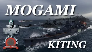 Kiting - Mogami Tier 8 Japanese CA Shards South Spawn World of Warships