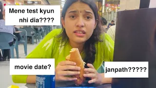 Mene test nhi diya🫣😭| janpath💋|movieeeee🥹| maseera siddiqui