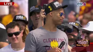 Richard Jefferson Speech ¦ Cleveland Cavaliers Championship Parade ¦ June 22, 2016 ¦ NBA Finals