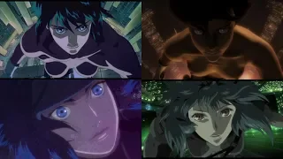 Ghost in the Shell - Fall Scene Comparison 1.0, 2.0, Individual Eleven, and SAC 2nd GIG