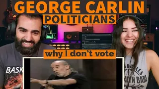 LEBANESE REACT TO GEORGE CARLIN: POLITICIANS 😂 | COMEDY (reaction + thoughts)!!