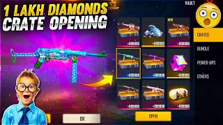 OPEN THE BEST😱1000 BOXS AND 50 PACKAGES OLD PASS BOX | GUN CRATE RARE ITEMS FREE FIRE 😱