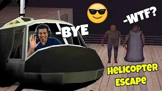 Dada Dadi Ka Helicopter Leke Bhag Hi Gaya [Granny Chapter Two] (Helicopter Escape Ending)