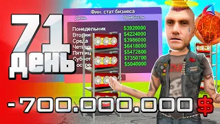 -700кк... 😱⛔ ВЛОЖИЛСЯ В *АФК* ЗАРАБОТОК 🎁 - БИЗНЕС за 100 ДНЕЙ 🏦 на аризона рп (день 71)