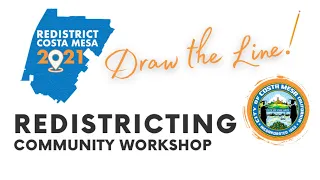 Redistricting Community Workshop 10-23-21