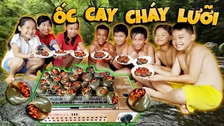 Tony | Lần Đầu Ăn Ốc Lắc Nướng Siêu Cay - Grilled Snails