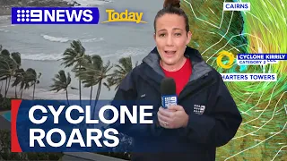 Cyclone Kirrily downgraded to tropical low | 9 News Australia