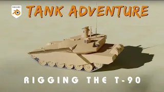 How to Rig T-90M Tank in #Blender: