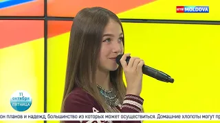 Юнная  певица  Гагаузии  Анна  Драгу на канале  РТР  Молдова          в программе - Новое Утро!