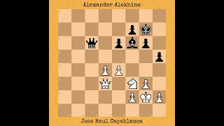 Capablanca vs Alekhine | World Championship Match, 1927 #chess