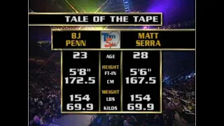 BJ Penn vs Matt Serra
