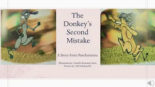 Learn English through Story 🦊🦊 A Panchatantra Story 🦊🦊 The Donkey's Second Mistake