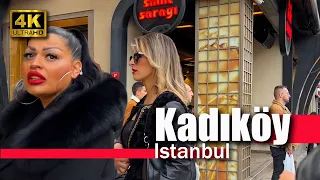 Istanbul | Kadikoy | December 2022 Walking Tour | 4k UHD 60fps