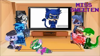 Gacha Club] PjMasks ft. villains react to "Top 7 memes de pj masks"