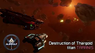 Elite Dangerous | Titan Taranis was destroyed [attack on thargoid titan]