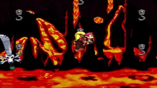 Donkey Kong Country 2: Level 12: Kleever's Kiln (Boss 2)