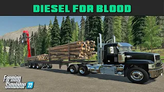 Diesel For Blood 68 - Time-lapse Logging - Farming Simulator 2022 - FDR Logging