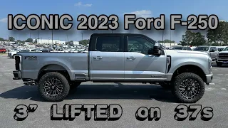 ICONIC 2023 Ford F-250 Lariat 3" LIFTED on 37s Covert Edition