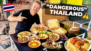 ARABIAN THAI FOOD In Thailand's DANGEROUS Deep South 🇹🇭 24 Hours Exploring PATTANI: Is It Safe?