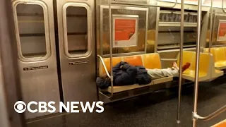New York City mayor announces subway safety plan to remove homeless