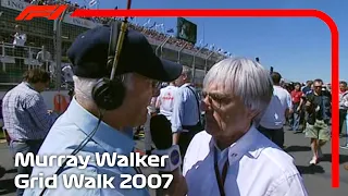 Murray Walker Grid Walk @ 2007 Australian Grand Prix Aged 83