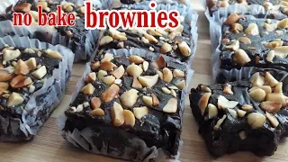 No bake brownies