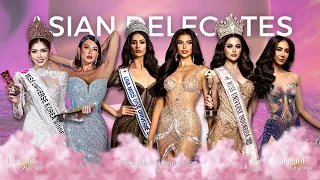 Miss Universe 2023 Asian Delegates (English, Spanish and French Subtitles Available)