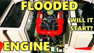 Super Boat Super Flooded Will it Start? Copart Rebuild Part 3