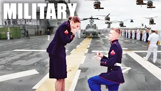 💂💍 TOP 10 MILITARY MARRIAGE PROPOSALS! Romantic Surprise Engagement Ideas by Soldiers, Army, Navy!