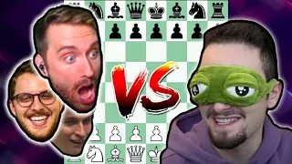 We tried to take on a blindfolded Chess Pro 3v1....