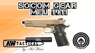 Страйкбольный пистолет SOCOM GEAR MEU 1911 SOG-MEU1911-LE-TN