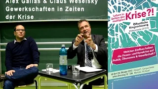 Claus Weselsky (GDL) und Alex Gallas: Gewerkschaften und soziale Bewegungen in Zeiten der Krise