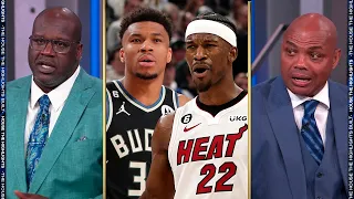 Inside the NBA reacts to Heat vs Bucks Game 1 Highlights | 2023 NBA Playoffs