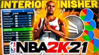 BEST POST SCORER BUILD NBA 2K21! BEST CENTER BUILD NBA 2K21 CURRENT GEN! THE MOST TOXIC BUILD 2K21!