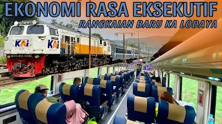 EKONOMI RASA EKSEKUTIF | Rangkaian kereta terbaru KA Lodaya new generation