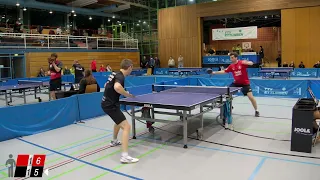 Ettlinger Albgau Turnier |  Herren A [Halbfinale] K.Zeimys 2215 TTR : M.Neumaier 2124 TTR