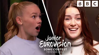 Freya Skye Emotional Junior Eurovision REVEAL! 😱  Advice From Eurovision's Lucie Jones | CBBC