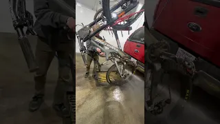 Pressure wash your bike