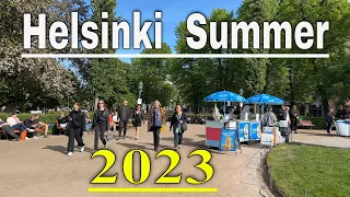 Summer 2023 Walking tour of Helsinki City Center Finland#shorts#trevel