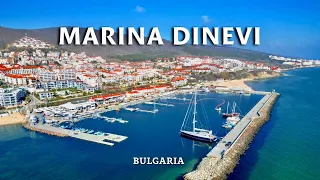 MARINA DINEVI 🇧🇬 Saint Vlas, Bulgaria 2024 Drone 4K | Yacht Port in Sveti Vlas - BEST PLACE TO VISIT