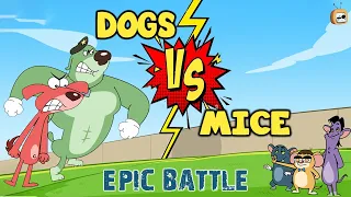 Dogs Vs Mice : Epic Battle!! | Compilation | Popular Cartoon | Rat-a-Tat | Kids Cartoon |Chotoonz TV