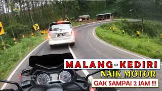 MALANG-KEDIRI via Pujon Ngantang Kasembon Pare Naik MOTOR !!!